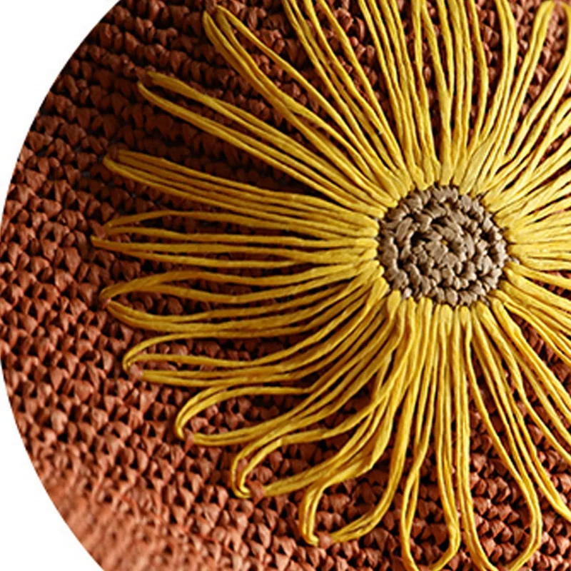 Новая летняя женская соломенная шляпа с широкими полями гибкая пляжная