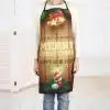 2 Рождественские кухонные женские фартуки, Рождественские декоративные фартуки для взрослых женщин и мужчин, вечерние фартуки для приготовления пищи, Аксессуары для выпечки - Цвет: 2