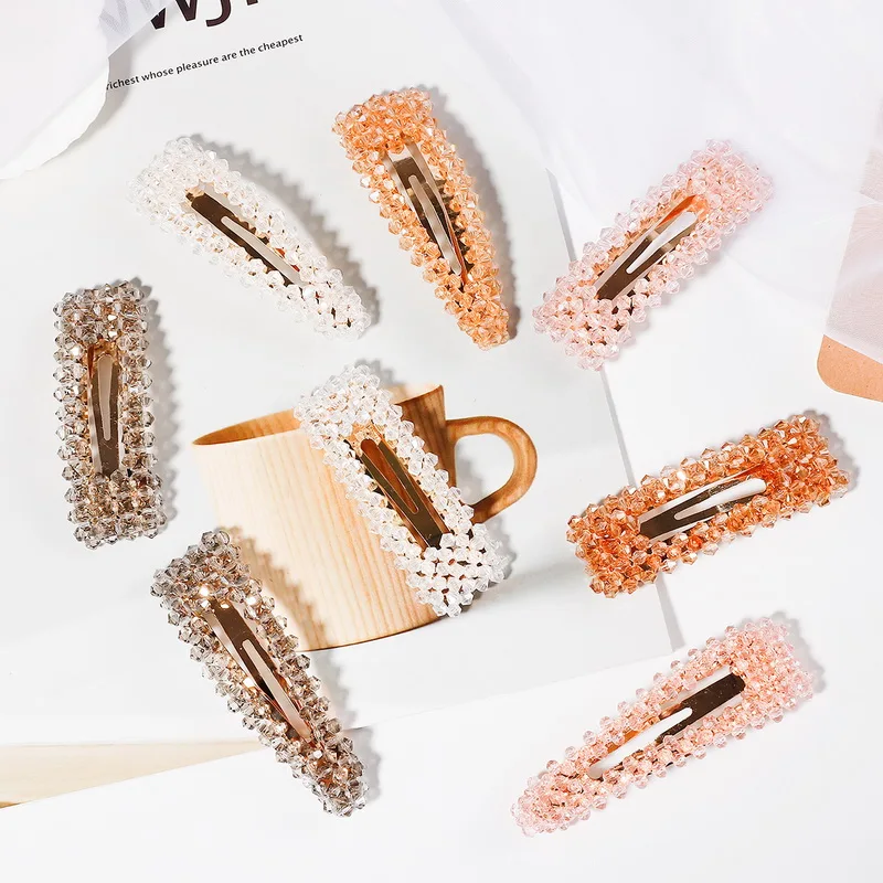 2 шт./лот заколка для волос с кристаллами девочек аксессуары укладки женщин |