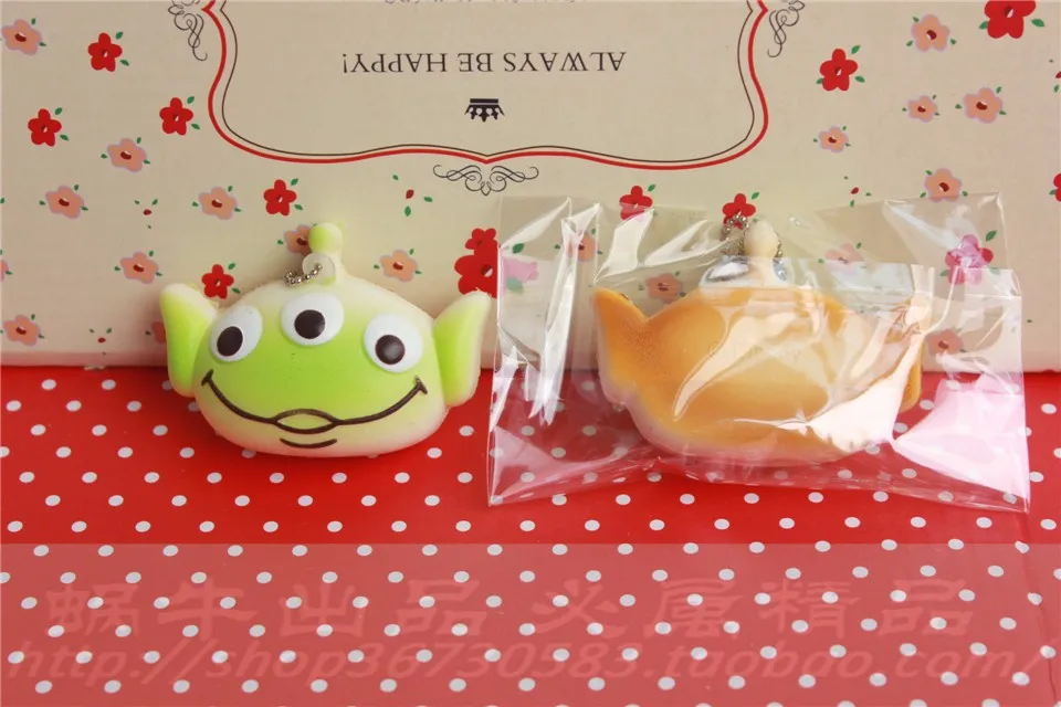 Оригинальные 6 см kawaii lovers мягкие Микки булочки сжимаемые игрушки для сотового телефона ключи сумки ремни сжимаемые хлеб
