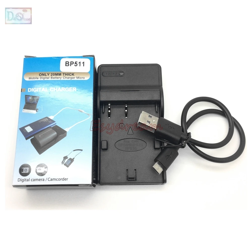 CB 5L сертификатом от сертификационной USB Зарядное устройство для Canon BP508 BP511 BP511A BP512