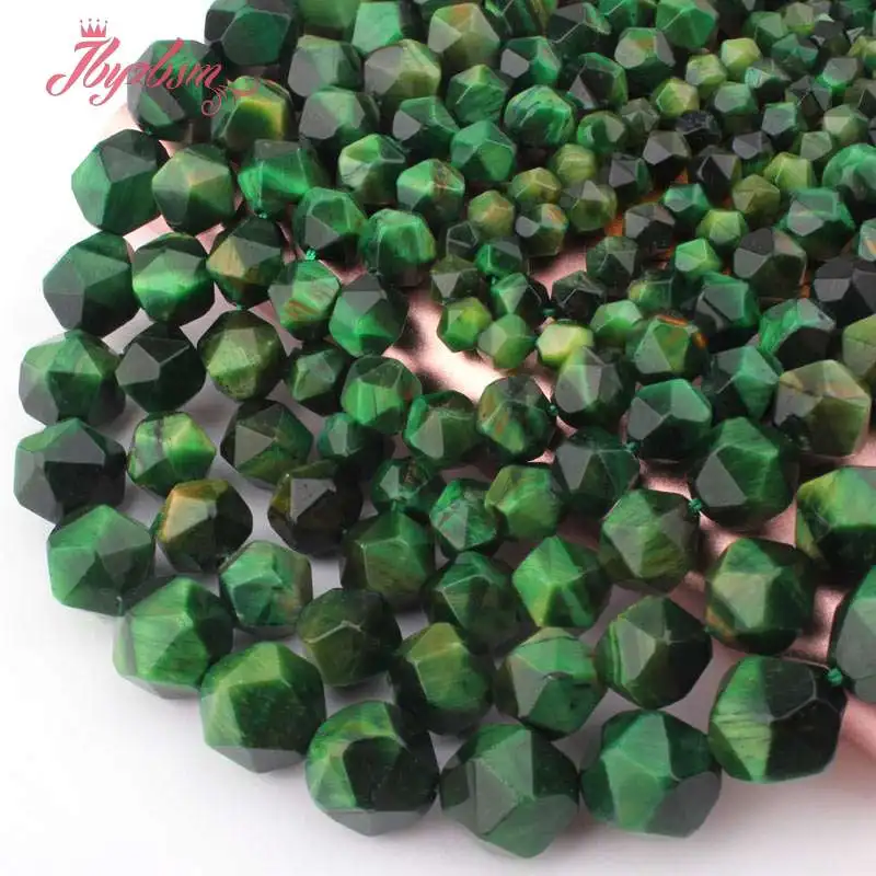 

6,8,10,12mm Faceted Green Tiger's Eyes Beads Natural Stone Beads For DIY Necklace Bracelet Jewelry Making 15" Free Shipping