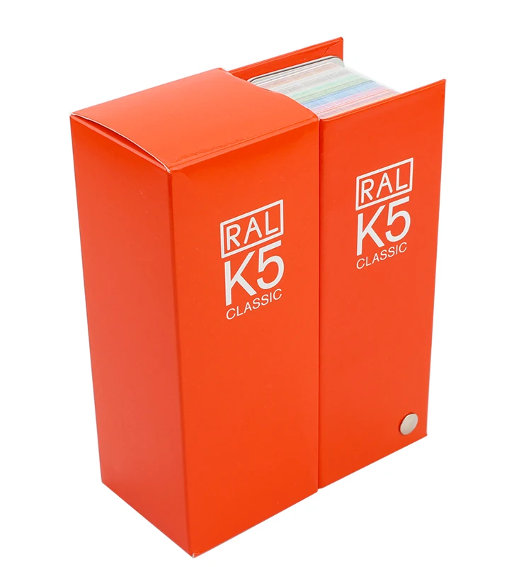 Немецкая Цветовая диаграмма Ral K5 Классическая цветная направляющая RAL K5|Детали