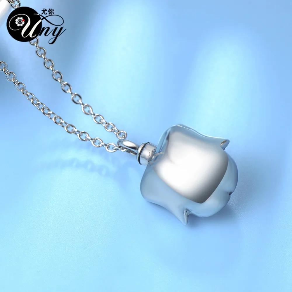 Uny Мода Нержавеющая сталь собака урну пепел кулон флакон духов Мемориал Keepsake