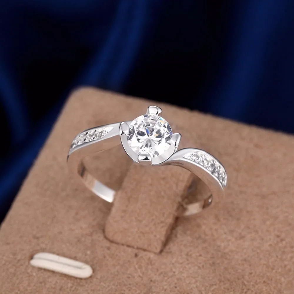 Обручальное Ювелирное кольцо посеребренное заводские цены Forever Love