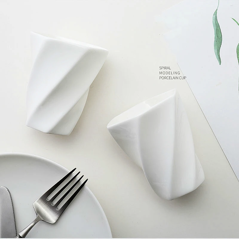 Модная необычная спираль странной формы для кафе офиса кофейная кружка