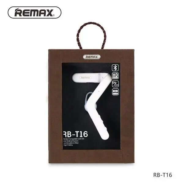 Remax RB-T16 Bluetooth 4 1 Гарнитура Беспроводной стерео наушники с ушным вкладышем