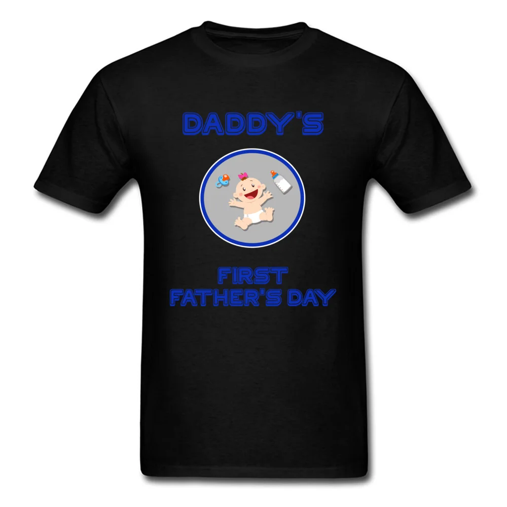 Daddys первая футболка на День отца Мужская для малышей футболки с буквенным