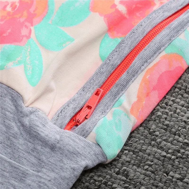 Комбинезоны для маленьких девочек с цветочным узором комбинезоны длинными