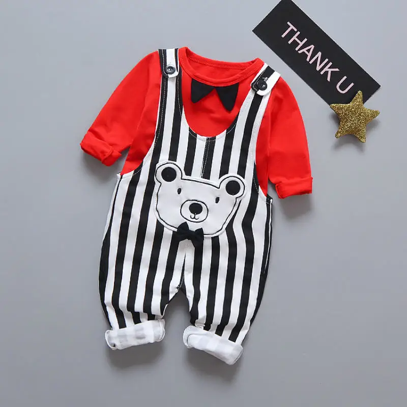 Одежда для младенцев весенне-осенние комплекты одежды маленьких мальчиков