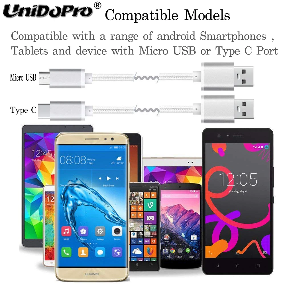 Кабель для быстрой зарядки Micro USB и Type C 3 фута Xiaomi Mi Note 4 Pad Plus Mix Max Black Shark Redmi 5 Pro |
