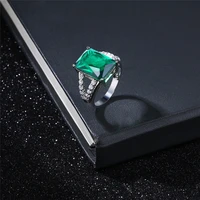 garilina high end fashion ring female factory direct supply green stone ring classic new year christmas day gifts ar2267