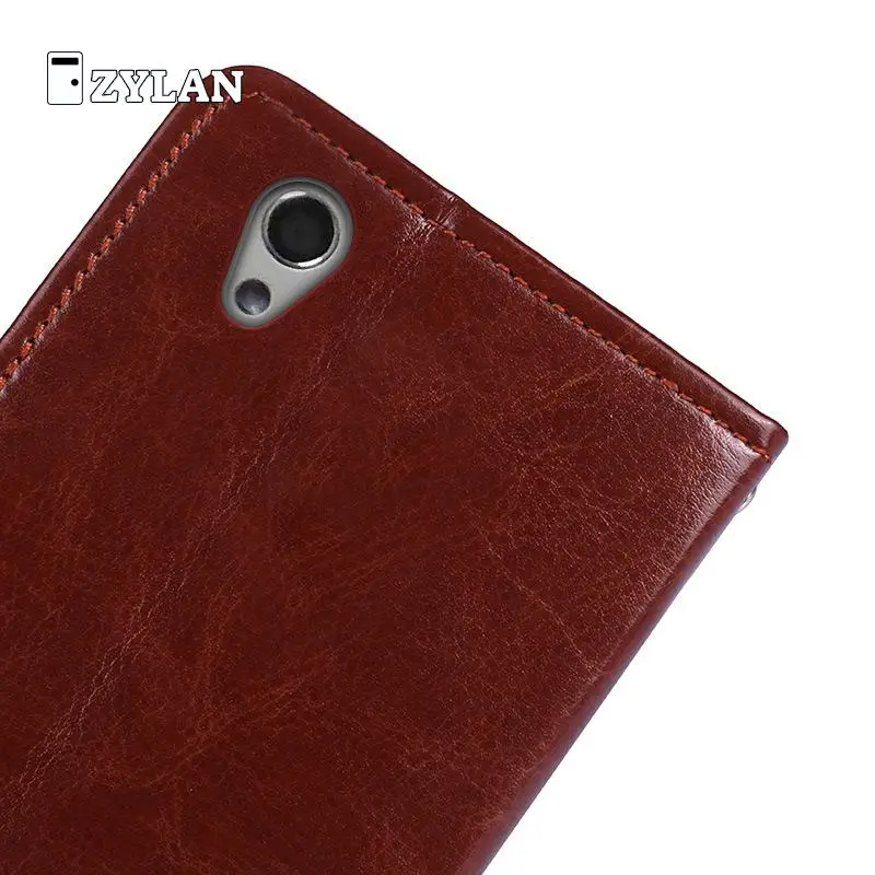 Кожаный чехол кошелек ZYLAN для ZTE Blade X3/Blade D2/Blade T620 с магнитным фильтром Чехол