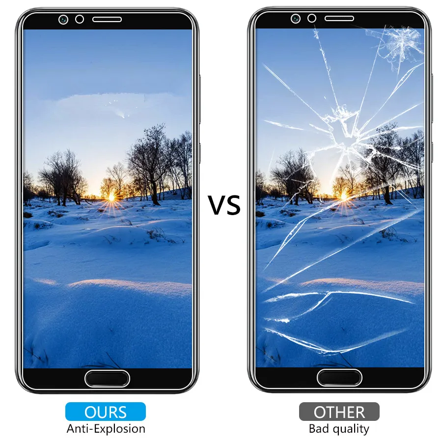 DHL 100 шт. 2.5D 9H 0 26 мм протектор экрана из закаленного стекла для Huawei Honor View 10 Premium