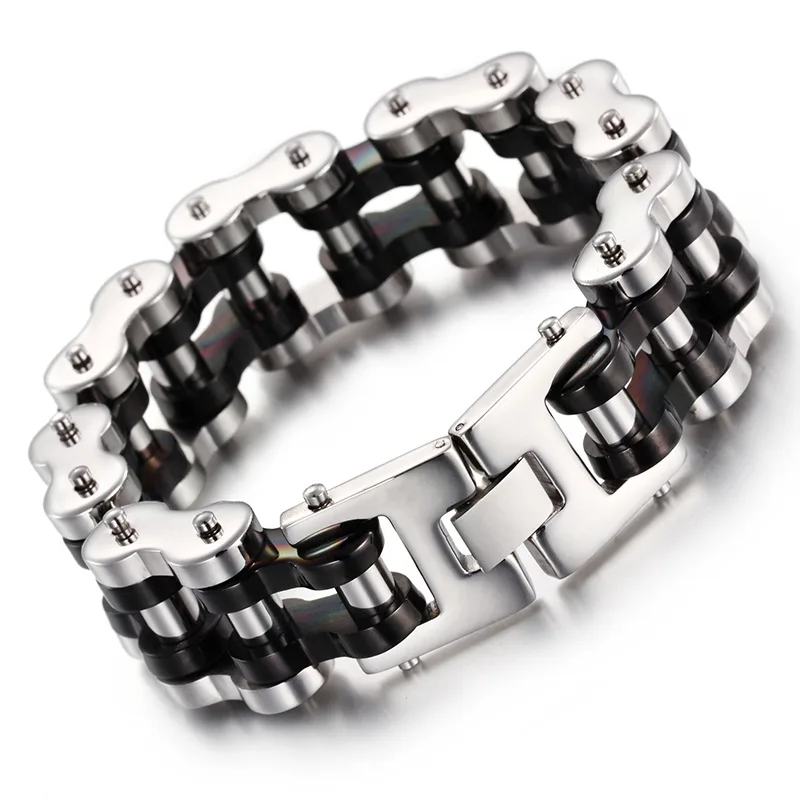 

New Foreign trade jewelry fashion stainless steel men 's bracelet explosion section wholesale