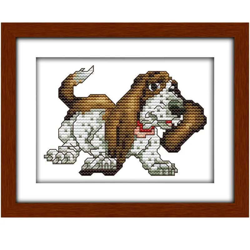 Набор для вышивки крестиком bассет собака вышивка в китайском стиле Декор дома |