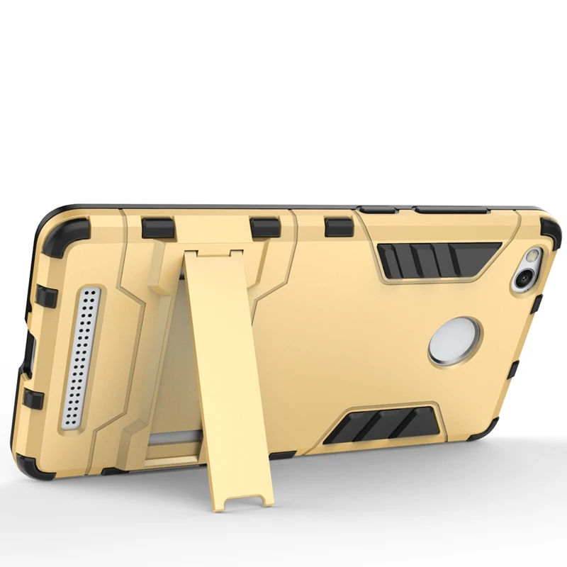 Чехол GerTong для Xiaomi Redmi 3 S, подставка-держатель, TPU& PC пластик, жесткий силикон, 2 в 1, двойная броня, задняя крышка для Xiaomi Redmi 3 S Pro