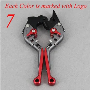 Color 7 CNC раздвижной, складной мотоцикл сцепные рычаги для Aprilia RS125 RS 125 2006-2010 2007 2008 2009 - Цвет: Color 7