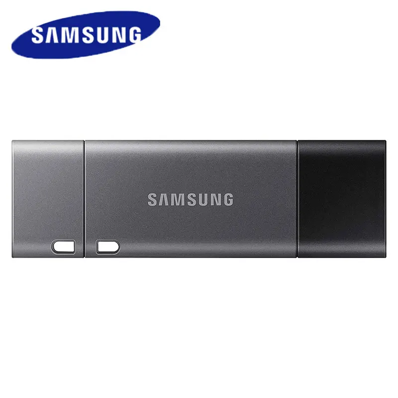 Флеш накопитель Samsung DUO Plus USB 3 1 32 ГБ 64 128 256 металлическая Флешка Type C для смартфонов
