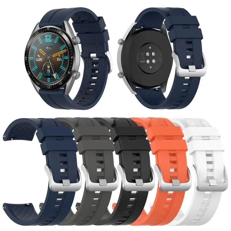 

Спортивный силиконовый ремешок для часов Huawei Watch GT/GT Active 46 мм