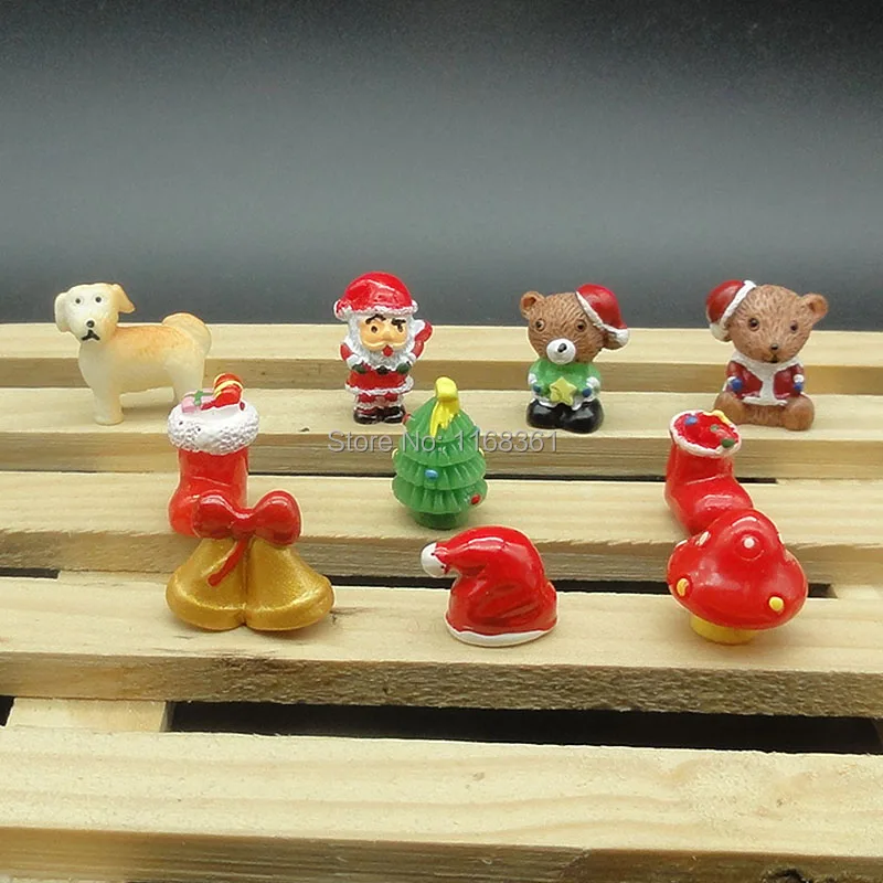 5 шт./лот одноцветная Рождественская елка для папы смешанный размер сказочный