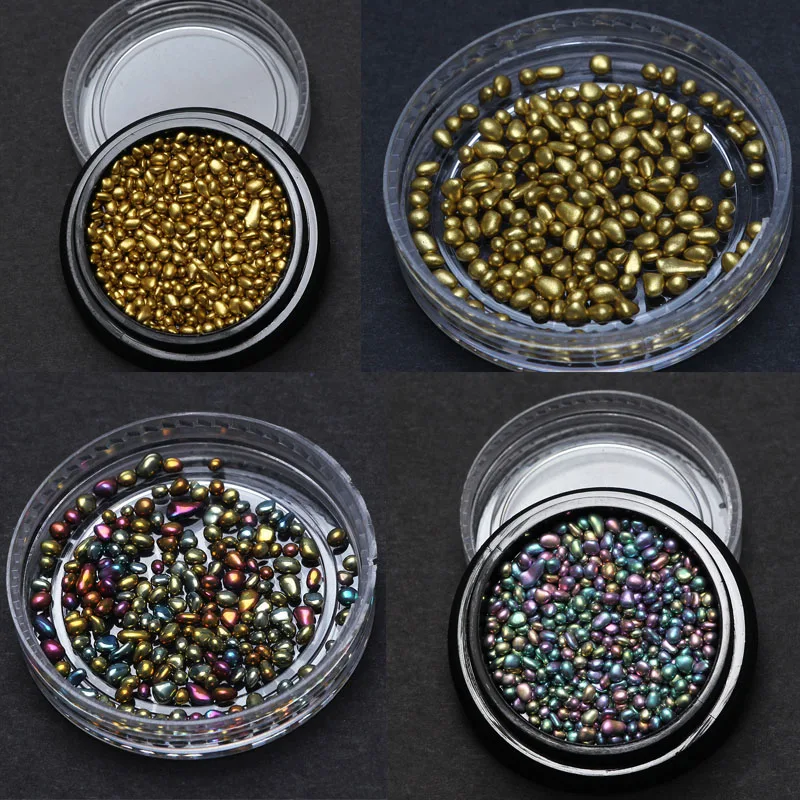 Голубой зоопарк цветной камень 3D булыжник искусство для ногтей украшения