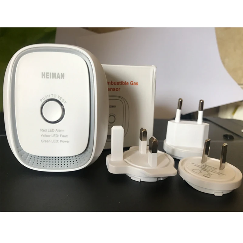 Охранные детекторы для дома дымовые и газовые сигнаПредупреждение Zigbee Natrual