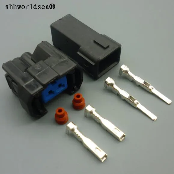 Shhworld 2 мм 2pin женский мужской Авто топливный инжектор OBD2 водонепроницаемый провод