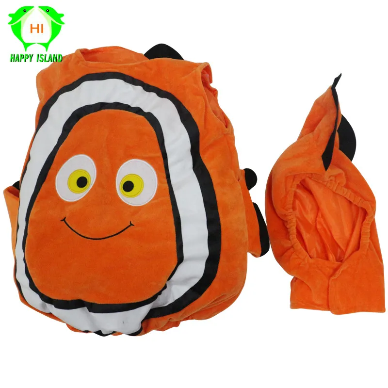 Костюм Немо для маленьких детей рыбий клоун из мультфильма Pixar Finding Nemo Little Baby Fishy
