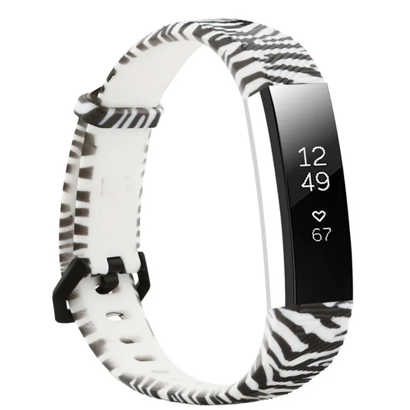 Odog 19 цветов новейший Ремешок Для Fitbit Alta/ Alta HR полосы мягкий ремешок в полоску