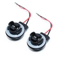 ysy 4pcs 3156 3157 t25 bulb sockets female adapter for automotive light bulbs brake light