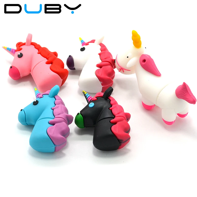 Usb флеш накопитель U disk с изображением единорога 4/8/16/32/64 ГБ|unicorn usb|u diskpen drive 4g |