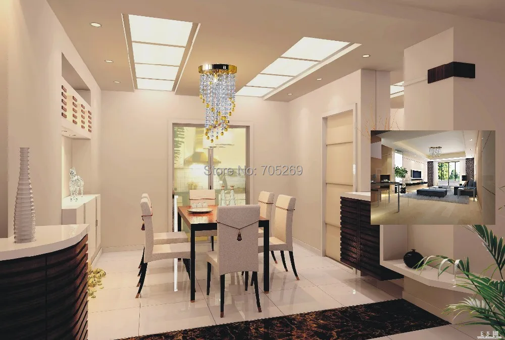 

Free shipping NEW 2014 modern crystal ceiling Chandelier balcony crystal lighting