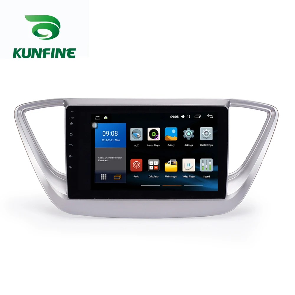 Восьмиядерный 1024*600 Android 8 1 автомобильный DVD GPS навигационный плеер Deckless стерео для