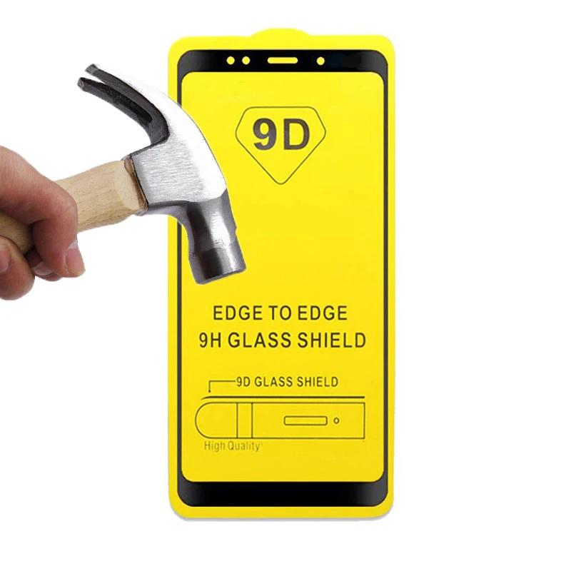 9D полное покрытие закаленное стекло для Xiaomi Redmi 5 Plus 4X 4A S2 супер прозрачная