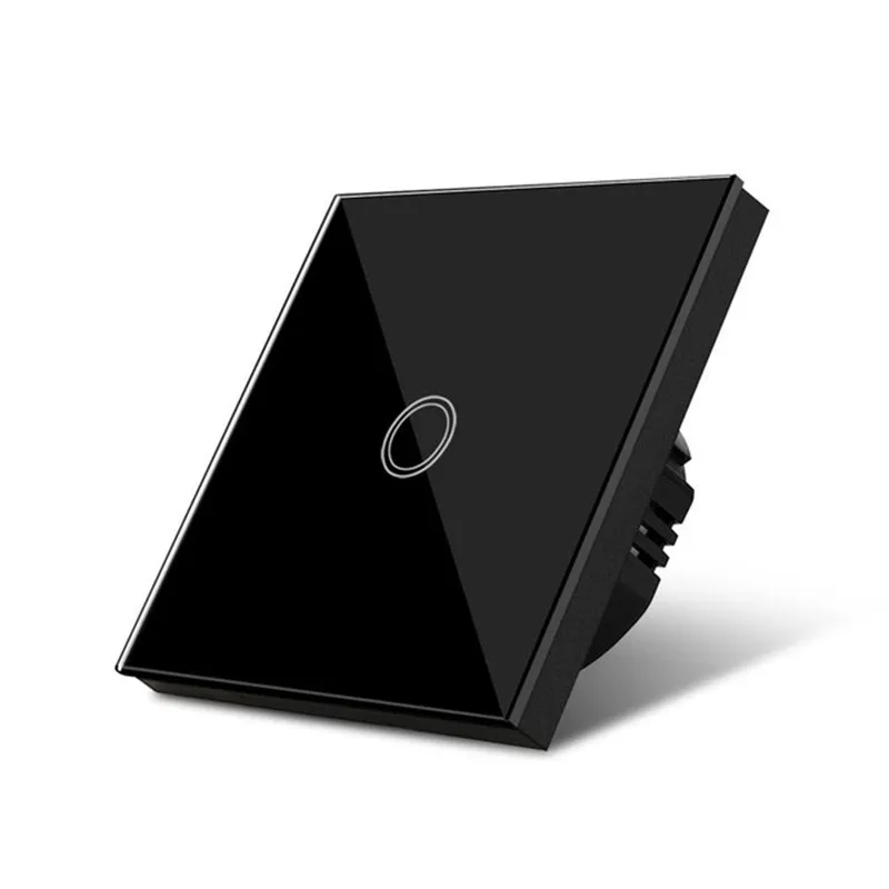 Настенный сенсорный выключатель из закаленного стекла 220 В переменного тока |