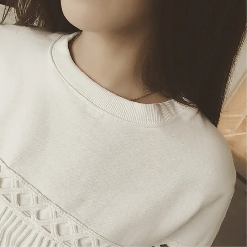 Для женщин футболка Демисезонный новые модные открытые с длинным рукавом