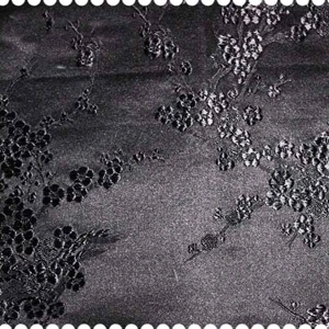 black ПАРЧОВЫЙ текстильный материал для одежды ручной работы, парчовая вискозная ткань - Цвет: black