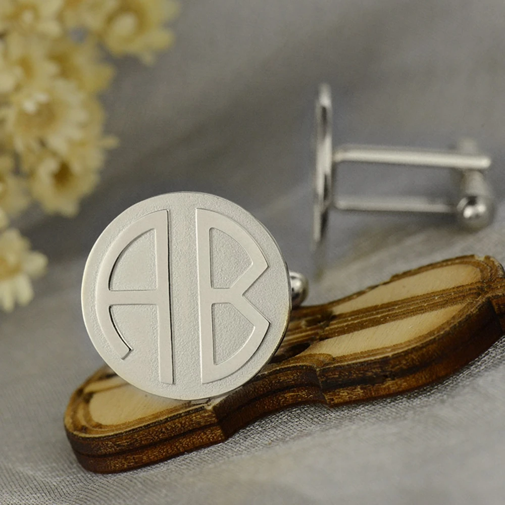 Sweey Прямая поставка персонализированные мужские запонки с гравировкой