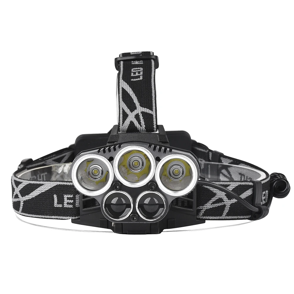 

2309-A 1500 Lumens Bicycle Headlight 6 Switch Modes 3 Adjustable 18650 Rechargeable Head Lamp for Outdoor Climbing Sporting