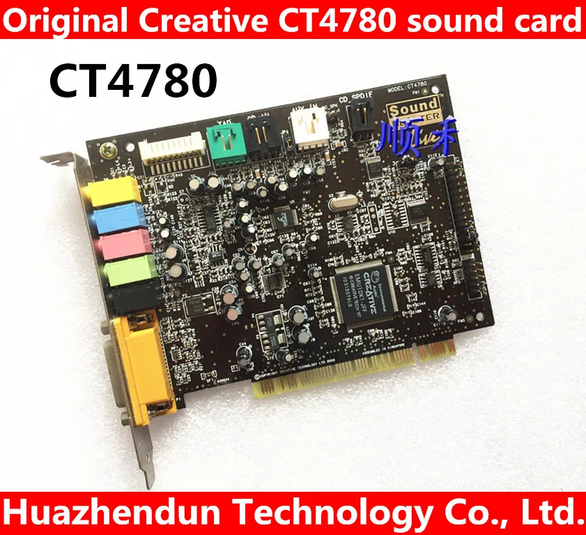 Оригинальная креативная звуковая карта CT4780 PCI 4 1 с поддержкой xp/win7 работает