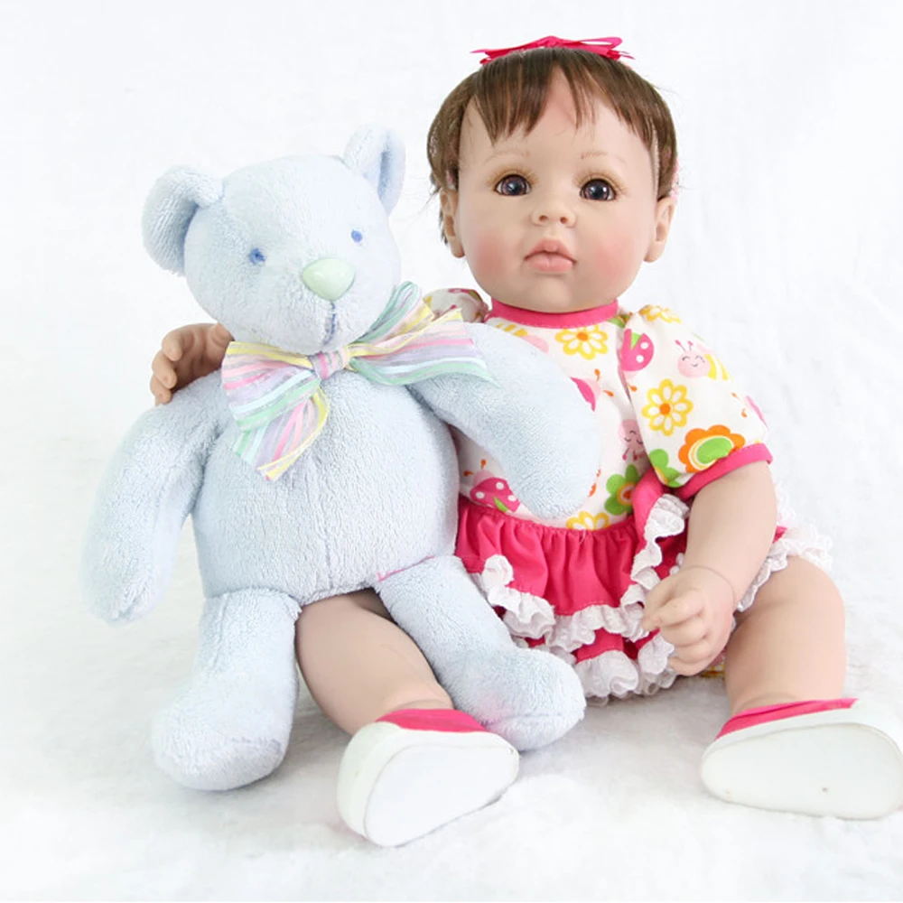 

Bebes кукла трансфер до reborn de silicone грудь реальные младенцы девушки куклы reborn с плюшевые игрушки для детей, подарок, 20 дюймов, 50 см волос корнями ...