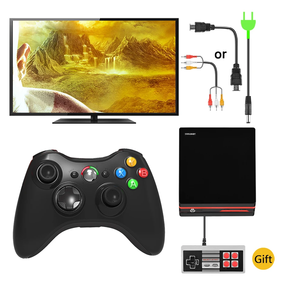 Новейшая видео игровая консоль 64 бит HDMI/AV выход Поддержка 4K выход Ретро Классический встроенный 600 игр для семейной видео консоли