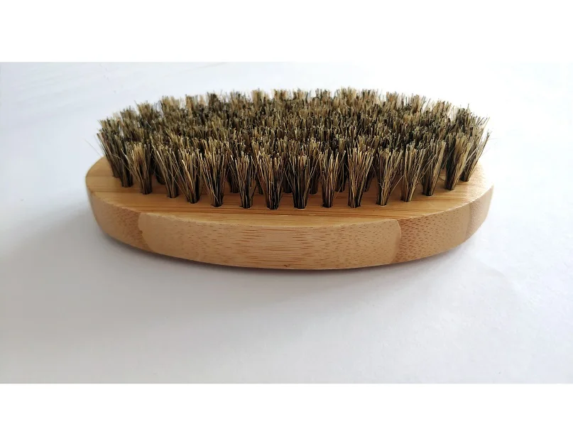 1 шт. натуральная бамбуковая деревянная щетина кабана щетка для бороды усы