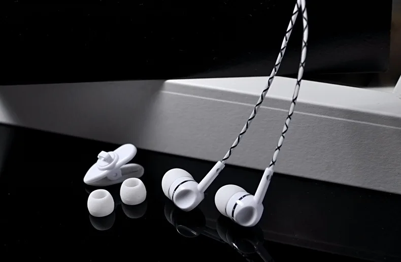 New Universal 3.5mm Earphone With Microphone Phone Wired Sport In-ear Noise Cancelling Earphones Stereo Bass Earbud | Электроника