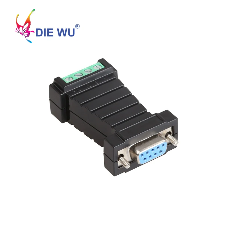 DIEWU RS232 к RS485 адаптер переключатель пассивный конвертер передачи данных
