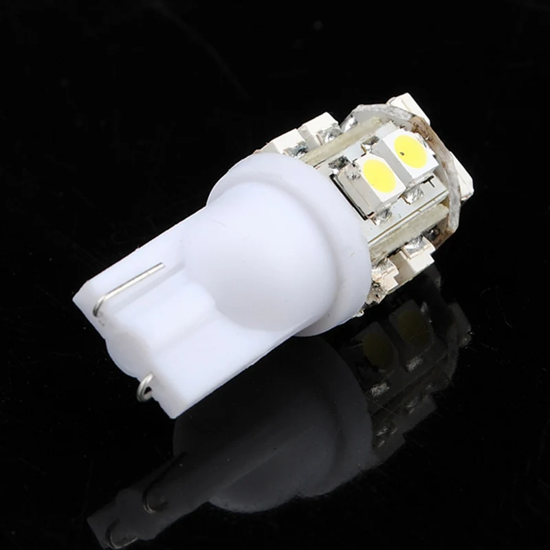 10 шт./партия Автомобильный светодиодный фонарь T10 W5W 168 194 SMD 3528 цветной для