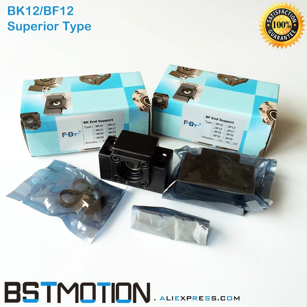 Акция BK12 BF12 набор: 1 шт. с радиально упорным контактным подшипником + для SFU1605 конец