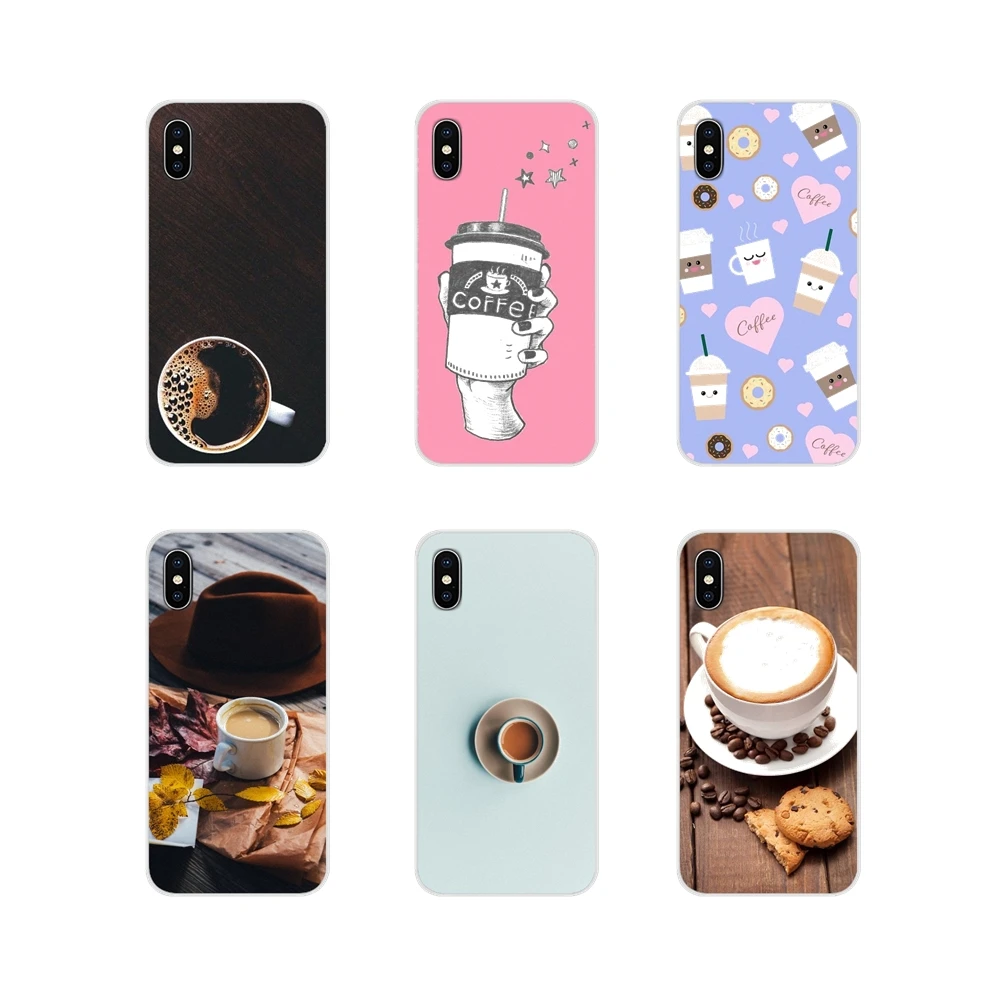 Прозрачные мягкие чехлы с изображением чашки кофе вина для Samsung Galaxy S3 S4 S5 Mini S6 S7 Edge