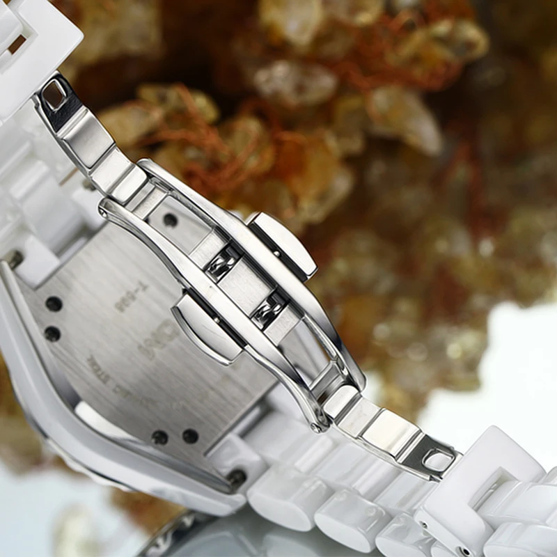 DOM женские часы люксовый бренд водонепроницаемые керамические медсестры